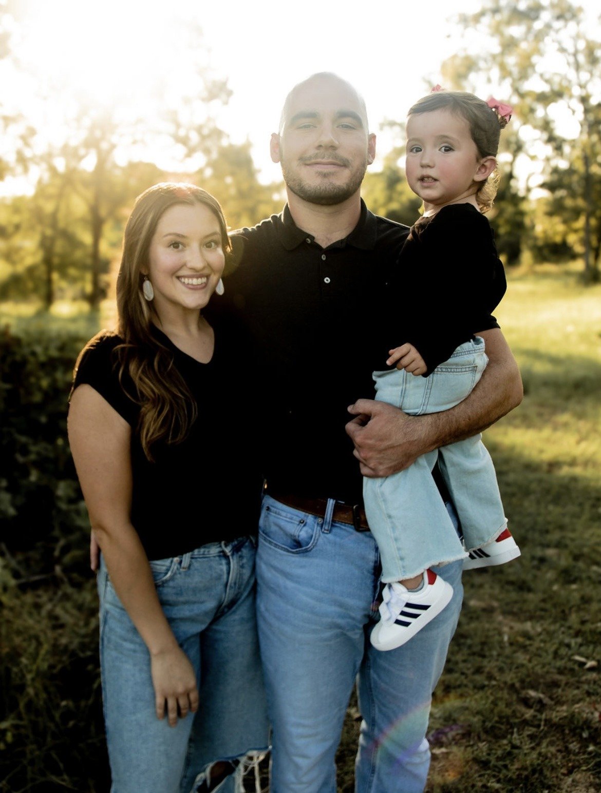 Tyler and Allie with their daughter Malia